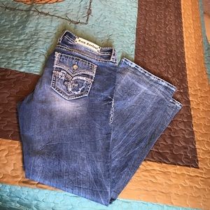 Rock Revival Easy Boot Jeans Size 34x31